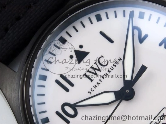 MIROTIME 0118 Pilot Black Ace BLSF 1:1 Best Edition White Lume Dial on Black Nylon Strap MIYOTA OnTrend 7021